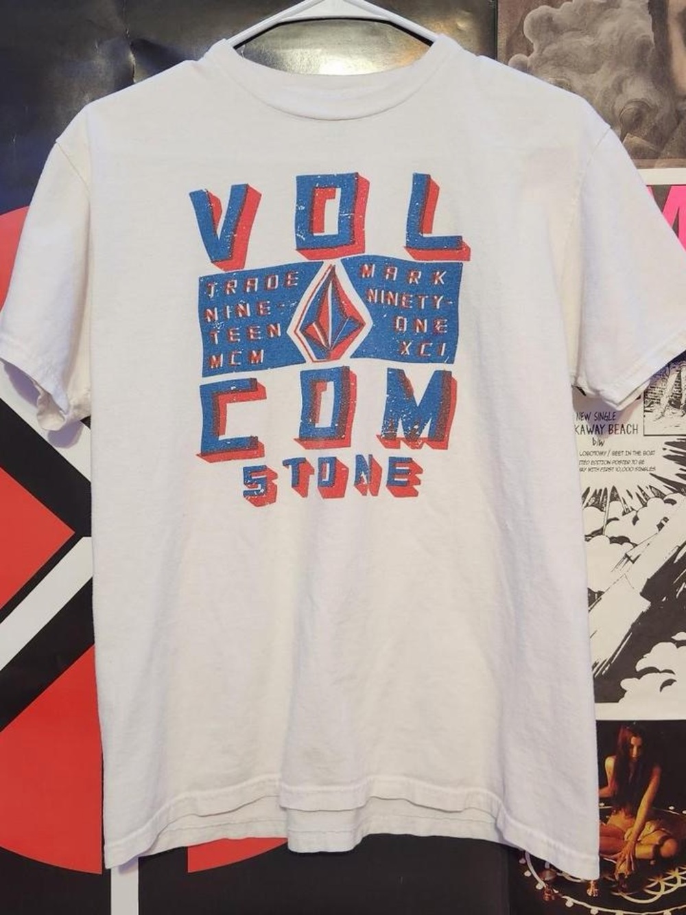Y2k cyber grunge style volcom shirt